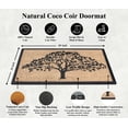 thumbnail image 4 of A1HC First Impression Hand-Crafted Rubber Coir Life of Tree Double Door Mat, 30"X48", 4 of 7