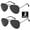 2 Pairs Black, variant on Sunglasses Men Women Pilot Sunglasses Outdoor Driving Sun Glasses Sport Eyewear