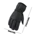 thumbnail image 3 of Winter Waterproof Ski Snow Warm Gloves for Women Men, Windproof Cold Weather Thermal with Touchscreen Fingers, for Running Driving Cycling Hiking Biking Outdoor Sports Daily Work, 3 of 6