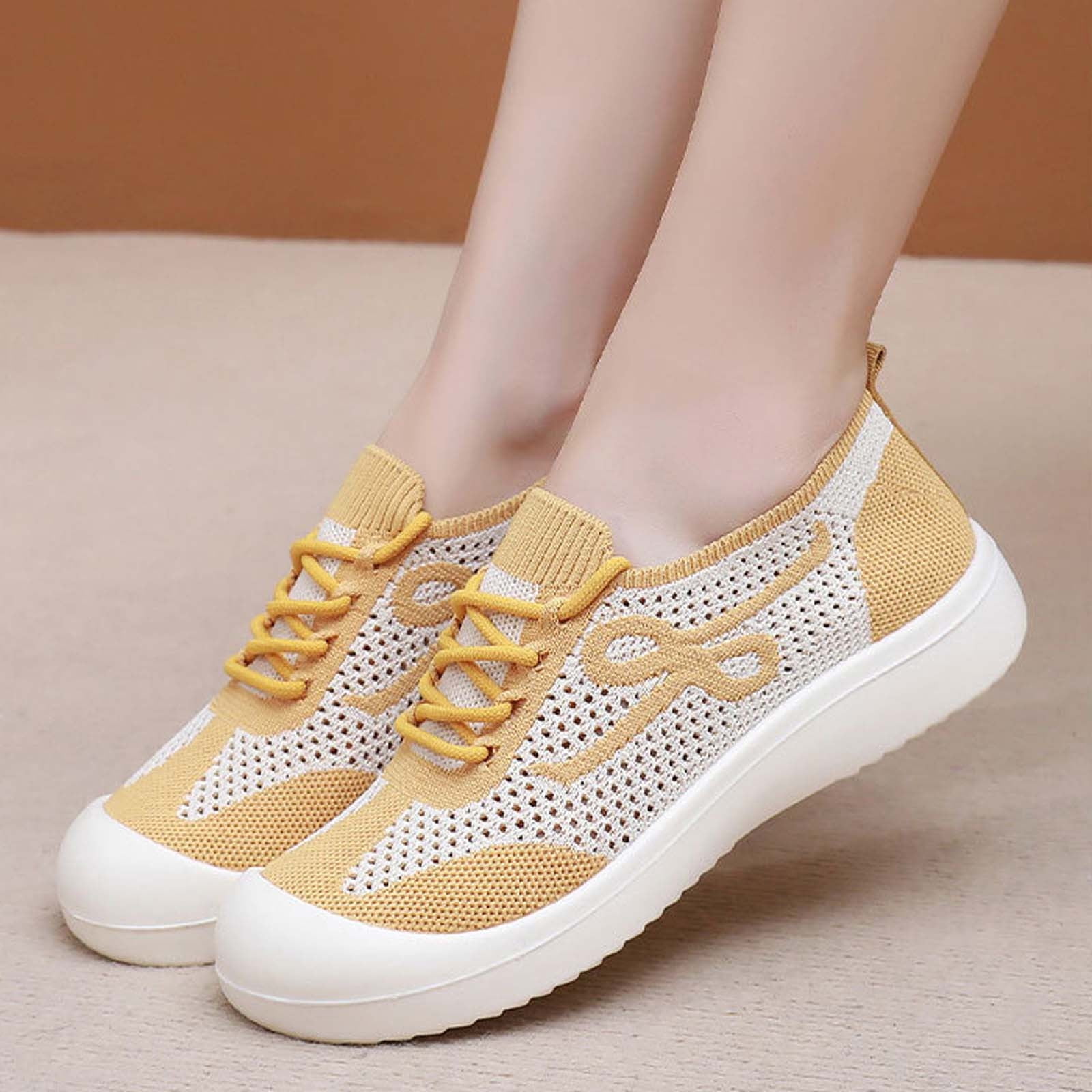 Women's Casual Shoes Breathable Mesh On Flat Comfortable Walking