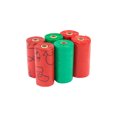 thumbnail image 3 of One Paw, 6 Rolls Poop Bags, Dog Accessory, Eco-friendly Cleanup Solution, Red and Green, Unscented, 3 of 6