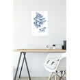 thumbnail image 4 of Jean Plout - Indigo Botanical Adiantum Assimle Wall Poster, 14.725" x 22.375", 4 of 4