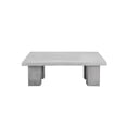 thumbnail image 3 of Ella Square Coffee Table Large In Light Gray Concrete, 3 of 4