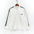 thumbnail image 1 of Sudadera Palm primavera y otoño nueva chaqueta de marca de moda a rayas blancas y negras hombres y mujeres casuales mismo estilo Chaqueta versión correcta Palm6001 blanco, 1 of 5