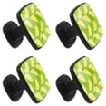 thumbnail image 2 of 4 Pcs Square Cabinet Handle Cupboard Knob Drawer Pulls Handle Lemon Drawer Knobs with Screws Furniture Decoration, 2 of 7