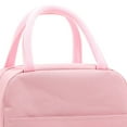 thumbnail image 4 of Lunch Bag High Capacity Reusable Tote Heat Preservation Dinner Insulation Hangbag Pink, 4 of 5