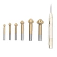 thumbnail image 2 of Fraise Trou Foret Bits, 7pcs Fraise Foret Centre Perforateur Outil Ensemble Trou Scie Centre Poinçon Kit Conception Révolutionnaire, 2 of 14