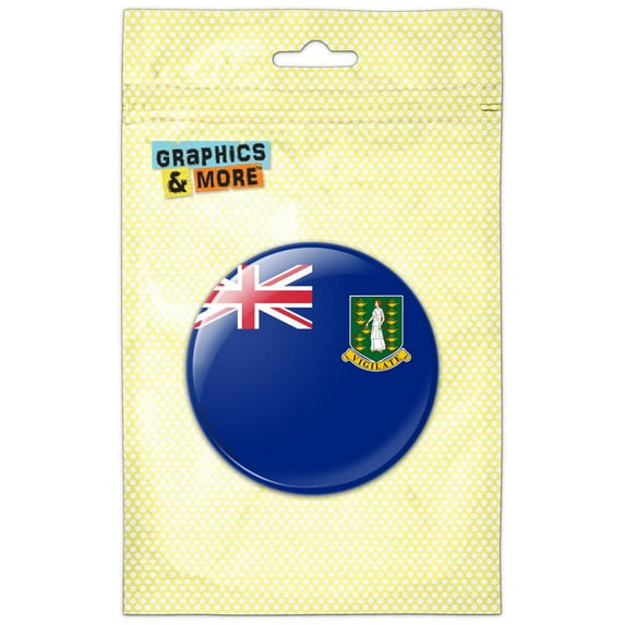 The British Virgin Islands National Country Flag Refrigerator Button Magnet