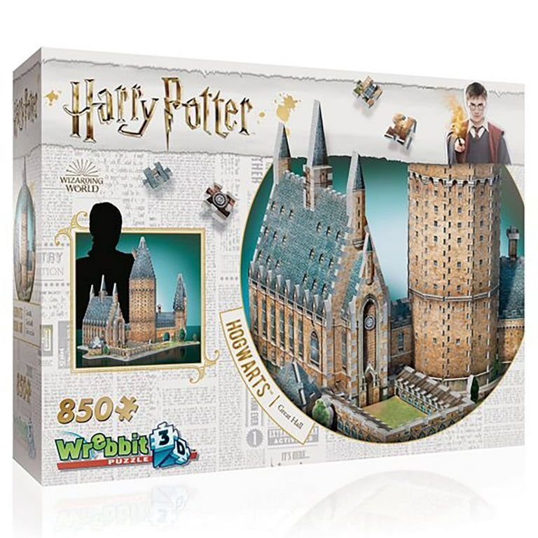 Wrebbit 3D - Harry Potter Hogwarts Great Hall 850 Piece 3D Jigsaw