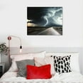 thumbnail image 4 of Nawypu Canvas Wall Art, Framed Canvas Prints Tornado with Lightning Painting Pictures Print On Canvas Ready to Hang Wall Decor for Living Room, Bedroom, Bathroom, Office, 4 of 4