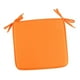 thumbnail image 4 of Cojín cuadrado acolchado para silla, suave, con correas, 40 x 40 cm, para cafetería en casa. naranja, 4 of 9