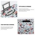 thumbnail image 5 of Kdxio I Love USA Pattern Luggage Cover for Travel,Elastic and Durable,Fits 18-32 Inch,Anti-Scratch Suitcase Protector, 5 of 9