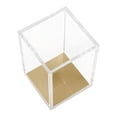 thumbnail image 1 of Portalápices acrílico, portalápices transparente para escritorio, organizador de papelería para oficina Oro de lujo, 1 of 9
