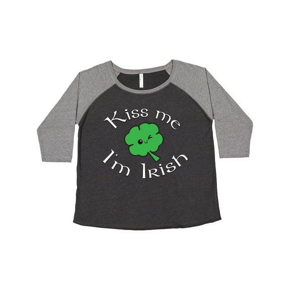 Inktastic Kiss Me I'm Irish Women's Plus Size T-Shirt