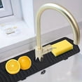 thumbnail image 4 of 1pc Silicone Sink Splash Guard For Kitchen, Sink Splash Guard Drain Pad, Bathroom Faucet Splash Water Catcher Mat, Sink Countertop Protector, 45cm*14.4cm/17.71inch*5.66inch, 4 of 4