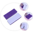 thumbnail image 2 of Miangastore 2Pcs Pumice Stone Double-Sided Foot File Stone Callus Remover Foot Care Scrubber Purple, 2 of 8