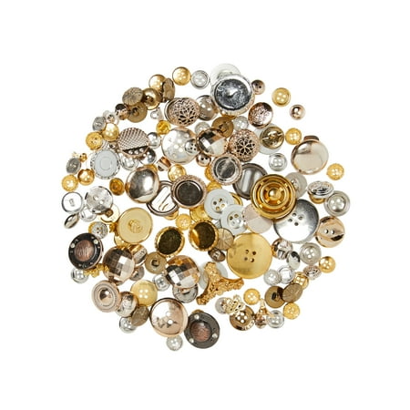 UPC: 0886946635465 | Gold & Silver Buttons By Loops & Threads®