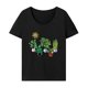 thumbnail image 1 of Camiseta de manga corta para mujer, camisetas de verano para ir de compras, desplazamientos con mochila XL, 1 of 7
