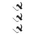 thumbnail image 4 of Sidaley Estante para auriculares Soporte de pared para auriculares de plástico Soporte para auriculares con pantalla para PC Soporte adhesivo para Type1 NO1, 4 of 6