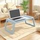 thumbnail image 5 of Mesa de computadora plegable de plástico HWRETIE para cama,escritorio de almacenamiento portátil,mesa de escritura y computadora portátil plegable y liviana para uso en el hogar y la oficina, 5 of 6