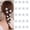 White Flower, variant on 20 count White Flower Mini Hair Clips for Women, Cute Rhinestone Hair Barrettes Hairpins, Flower Small Hair Clips Wedding Bridal Hair Accessories Gifts