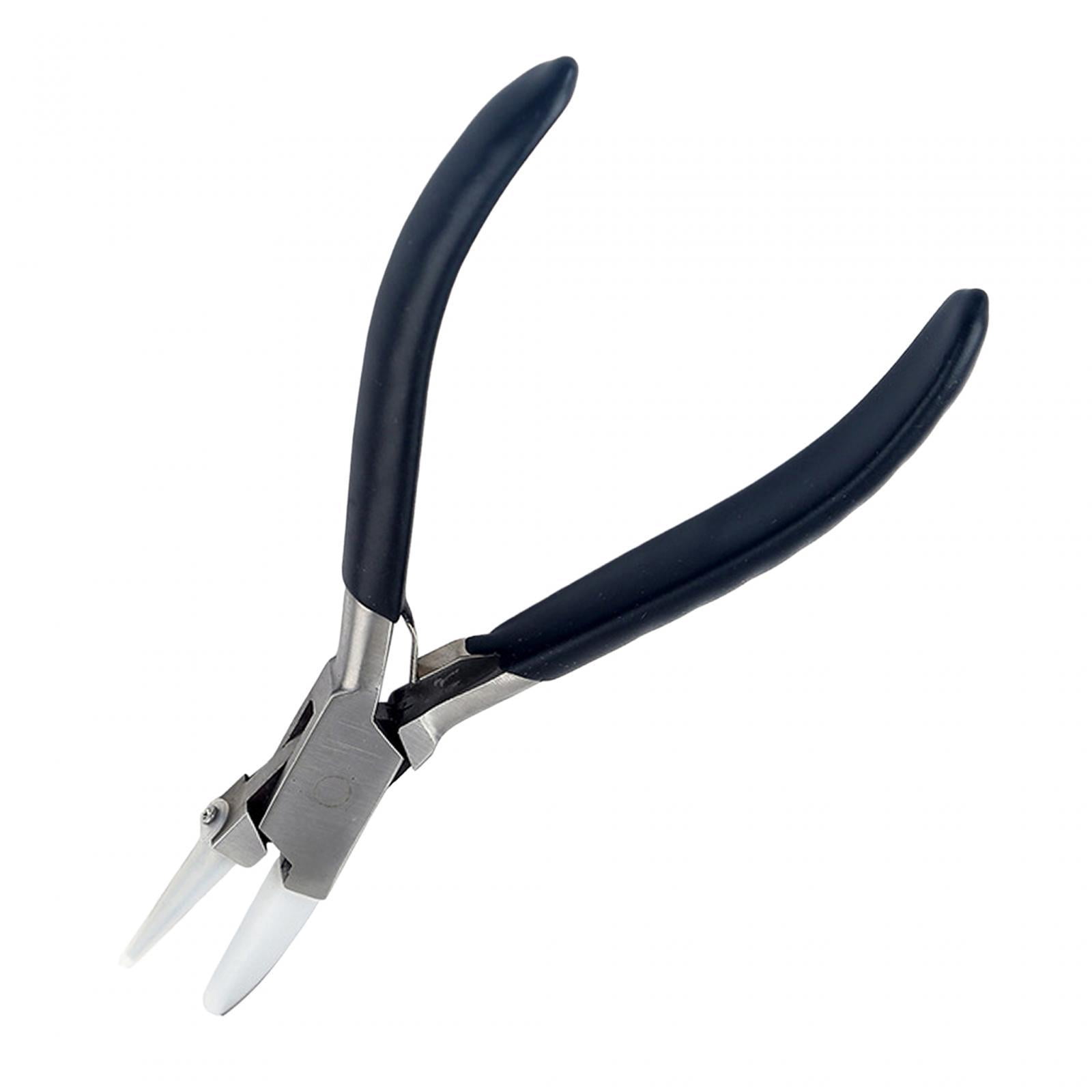 FVDPWYE Double Nylon Jaw Pliers Jaw Plier Anti Rust Steel Bead Crimping Plier Jewelry Style B