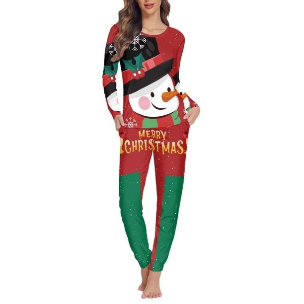 Conjunto de pijama informal de manga larga para mujer, ropa de dormir cómoda, ropa de dormir versátil, regalos de Navidad, Otoño e Invierno