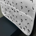 thumbnail image 3 of Half Moon Microwave Oven Cover, Repetitive Crescent Halloween Inspired Simplistic Pattern Plain Background, Water Resistant Organizer with Pockets Kitchen, 36" x 12", Dimgray and White, by Ambesonne, 3 of 4