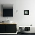 thumbnail image 4 of Stupell Industries French Country Floral Bath on Black Black Framed Giclee Art, 12 x 12, by Nan, 4 of 8