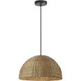 thumbnail image 1 of Dainolite PRL-161P-NAT 1 Light Incandescent Pendant, Natural, 1 of 1