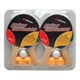 CueStix PP54665W Pagaies de Ping-Pong et Balles Oranges 4 Pagaies et 6 Balles Oranges – image 1 sur 1