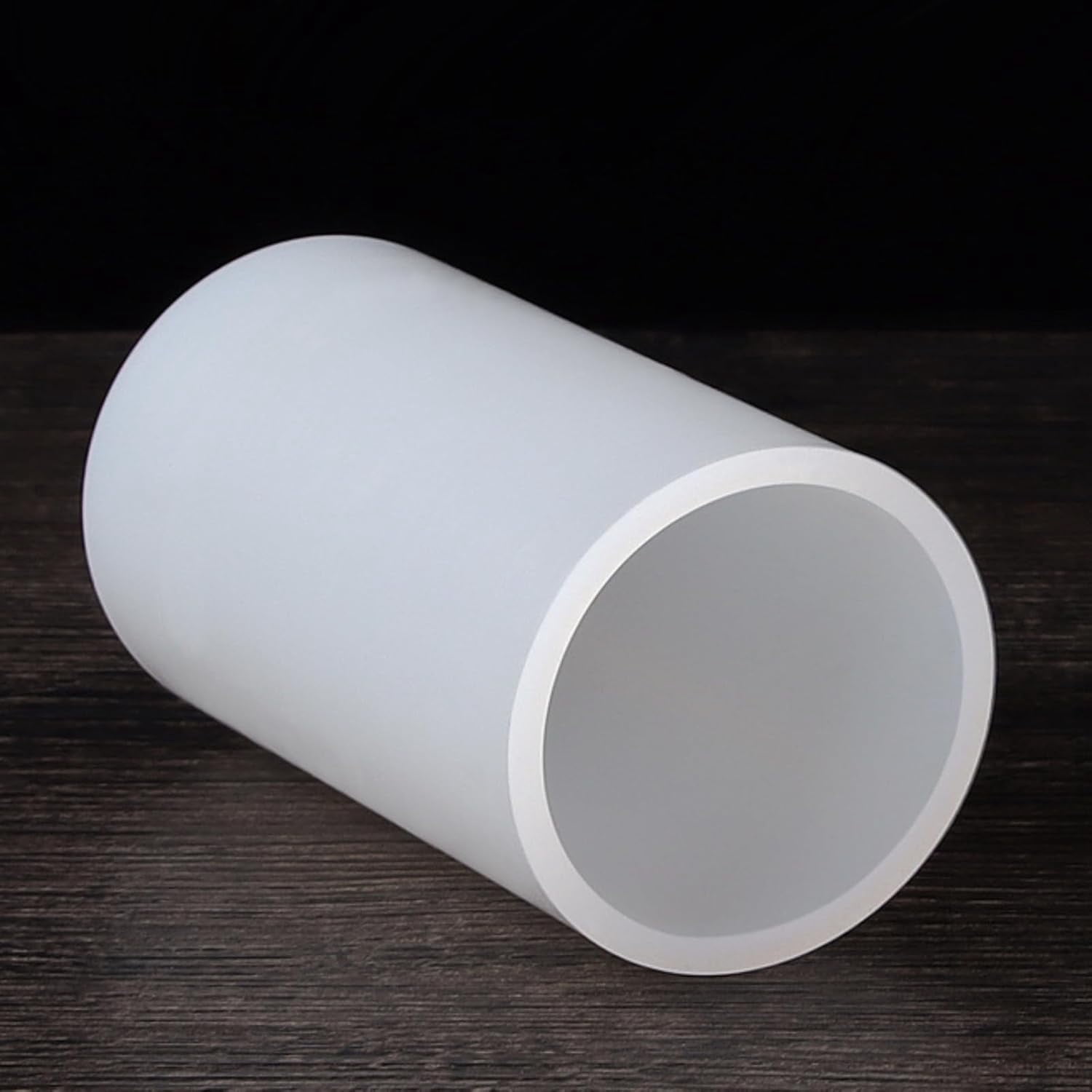 ABCISI Large Cylinder Mold for Candle Making, 6.5Inch Cylinder Silicone Pillar Candle Mold, Epoxy Resin Casting Mold for Wax Resin Craft Pen Holder Making