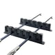 thumbnail image 2 of Greeniant Soporte de caña de pescar ABS 6 clips Soporte de poste de billar montado en la pared Soporte de taller de yate de barco de mar al aire libre Pescar Greeniant OD002846-00B, 2 of 6