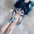 thumbnail image 4 of Juego de 30 cm de Anime para cosplay de Barbatos Venti, adorable disfraz de pierna larga, ropa de muñeca, regalo de Navidad de peluche, 4 of 5