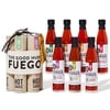Thoughtfully The Good Hurt Fuego Hot Sauce Variety Pack, Different Flavors and Peppers from Around the World, Allergen-Free, Sampler Set for Father's Day Gifts, 7 Pack