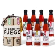 Thoughtfully The Good Hurt Fuego Hot Sauce Variety Pack, Different Flavors and Peppers from Around the World, Allergen-Free, Sampler Set for Father's Day Gifts, 7 Pack