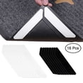 thumbnail image 1 of 16 pinzas para alfombras antirizado que mantienen la alfombra en su lugar y hacen que las esquinas sean planas Pinza para alfombras premium con cinta de sujeción renovable Xemadio 2034788-2, 1 of 9