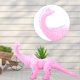 thumbnail image 2 of Dinosaur Animal Flower Pot Cactus Succulent Plant Garden Decoration (Pink), 2 of 4