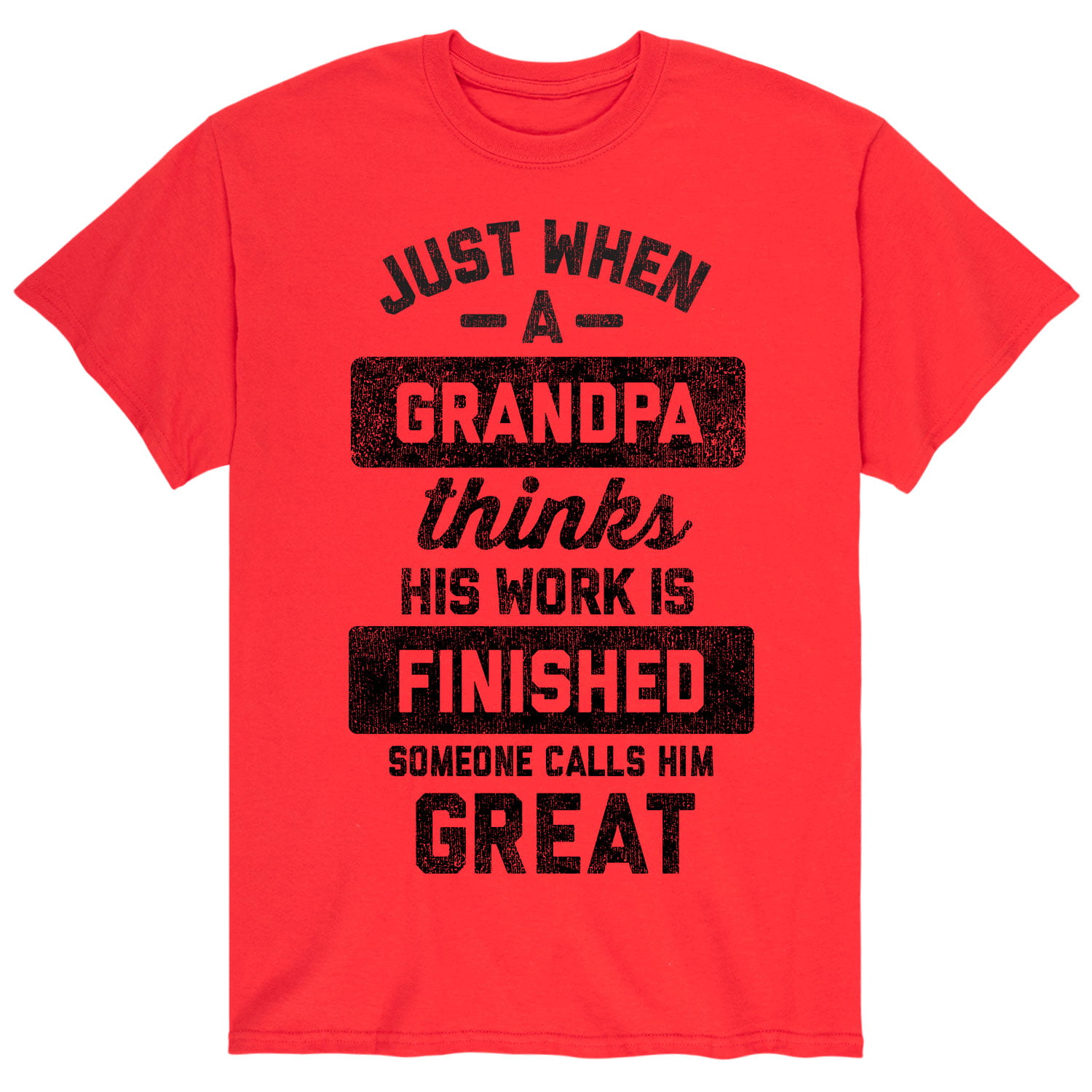 Instant Message Great Grandpa Thinks Grandpa Shirt T Adult Short Sleeve Tee