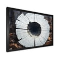 thumbnail image 2 of Designart "Mystery of Stone Grey Quartz I" Landscapes Framed Wall Art Decor - Traditional Grey Stone Geode Living Room Framed Canvas Art, 2 of 6
