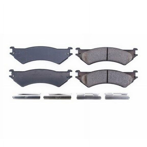 PowerStop 17-802 Disc Brake Pad Set Ford (Disc) Disc Brake Pad Set - Rear