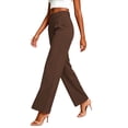thumbnail image 4 of DYTTDG Women's Wide Leg Chino Pants | High Waisted Straight Leg Business Casual Trousers with Pockets, Office Wear, 4 of 7