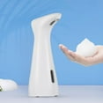 thumbnail image 4 of Dispensador automático de jabón, de pie, dispensador de jabón espumoso, jabón de manos resistente al agua Blanco, 4 of 9