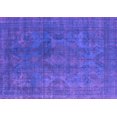 thumbnail image 1 of Ahgly Company Indoor Rectangle Persian Purple Bohemian Area Rugs, 8' x 10', 1 of 4