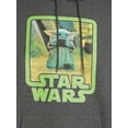 thumbnail image 4 of Star Wars The Mandalorian Men's and Big Men's Grogu Graphic Hoodie with Long Sleeves, Sizes S-3XL, 4 of 5