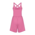 thumbnail image 5 of vigerkar Womens Athletic Romper Summer Casual Workout Running Jumpsuits One Piece Gym Yoga Outfits Beach Vacation Clothes Hot Pink, XXL, 5 of 9