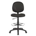 thumbnail image 5 of Scranton & Co 26.5'' Fabric Adjustable Seat Drafting Stool in Black, 5 of 8