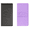 Black+Purple, variant on Premium Car Insurance & Registration Organizer with Magnetic Closure, Synthetic Leather Document Holder, Universal Fit for Vehicles