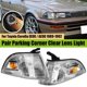 thumbnail image 2 of 1 Par de Luces de SeñAl de LáMpara de Esquina Delantera de Coche para EE90 AE90 1989 1990 1991 1992, 2 of 5