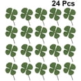 thumbnail image 4 of 24 Uds. De flores secas prensadas naturales, planta de hojas de trébol de cuatro hojas para hacer joyas de resina DIY, arte artesanal Xemadio YZY196, 4 of 7